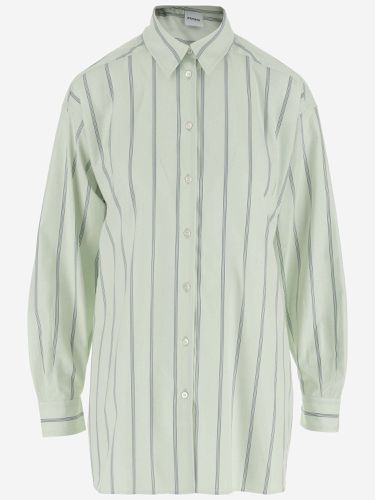 Cotton Shirt With Striped Pattern - Aspesi - Modalova