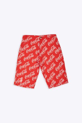 Unisex Printed Canvas Shorts Woven Red canvas Coca Cola baggy shorts - Unisex Printed Canvas Short Woven - ERL - Modalova