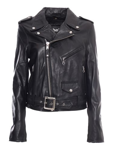 Schott NYC Black Leather Jacket - Schott NYC - Modalova