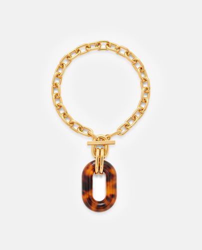 Gold And Tirtle Shell Necklace - Paco Rabanne - Modalova