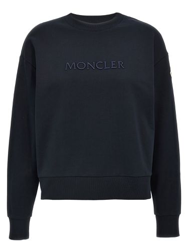 Moncler Logo Embroidery Sweatshirt - Moncler - Modalova