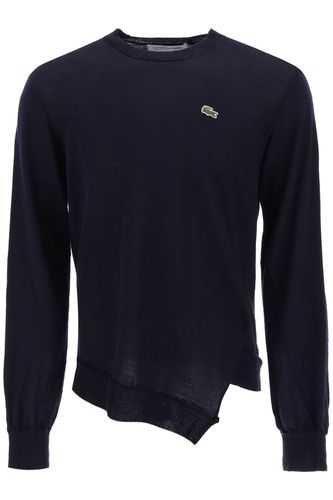 X Lacoste Bias-cut Sweater - Comme des Garçons Shirt - Modalova