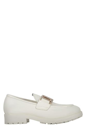 Love Moschino Leather Loafers - Love Moschino - Modalova