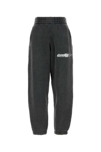 Charcoal Cotton Joggers - T by Alexander Wang - Modalova