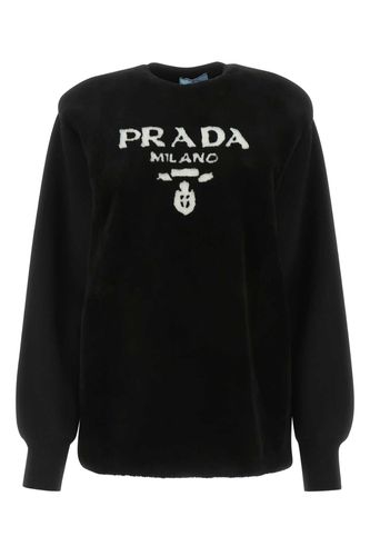 Prada Black Cashmere Sweater - Prada - Modalova