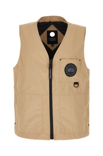 Beige Polyester Blend Canmore Sleeveless Jacket - Canada Goose - Modalova