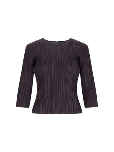 Monthly Colors September Pleated Top - Pleats Please Issey Miyake - Modalova