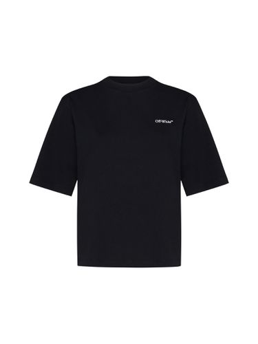 Logo Printed Crewneck T-shirt - Off-White - Modalova