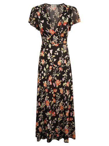 V-neck Waterblossom Print Dress - RIXO - Modalova