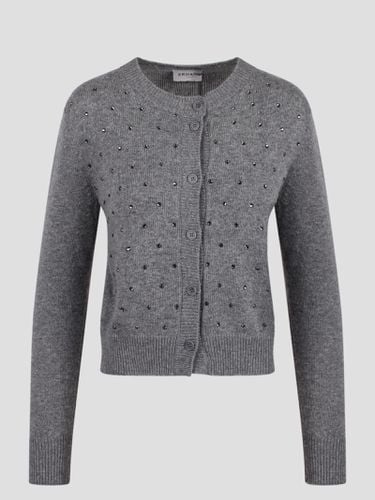 Rhinestone-embellished Cardigan - Ermanno Firenze - Modalova