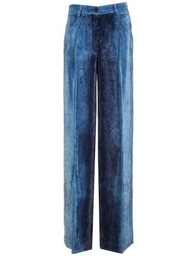 Forte_Forte Degradé Denim Velvet Wide Leg Pants Delavè - Forte Forte - Modalova