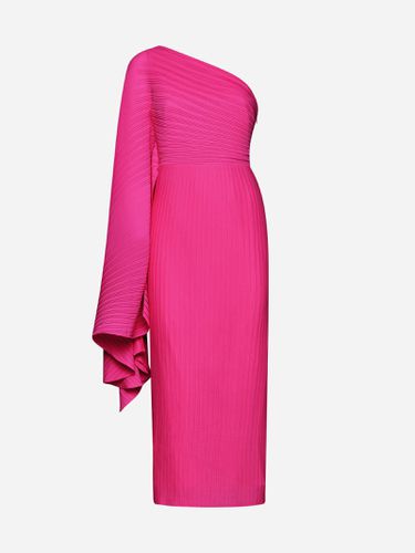 Lenna Pleated Crepe Midi Dress - Solace London - Modalova