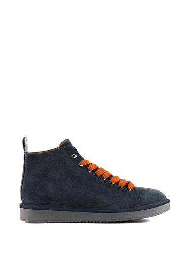 P01 Cobalt Mens Ankle Boot In Suede - Panchic - Modalova