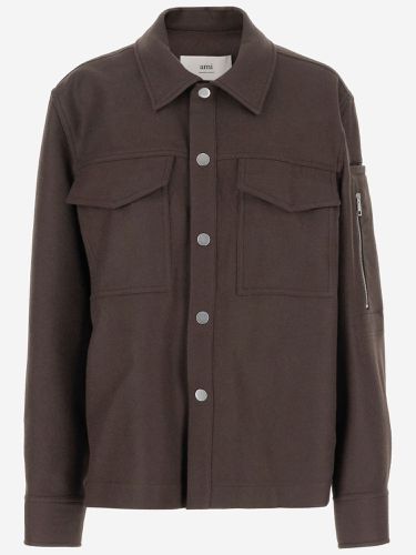 Classic Wool Shirt - Ami Alexandre Mattiussi - Modalova