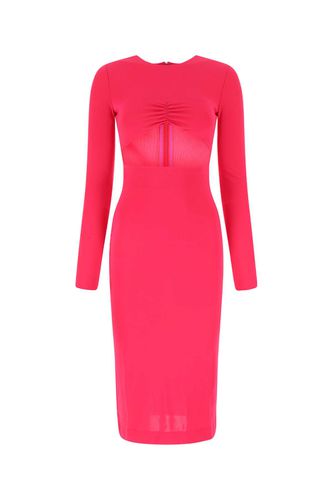 Fuchsia Crepe Pick-a-boo Dress - Dsquared2 - Modalova