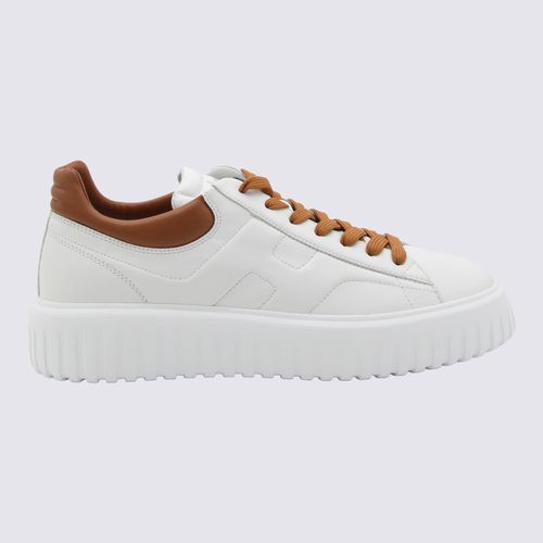 Hogan White Leather Sneakers - Hogan - Modalova