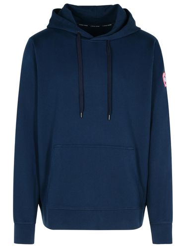 Huron Navy Cotton Sweatshirt - Canada Goose - Modalova