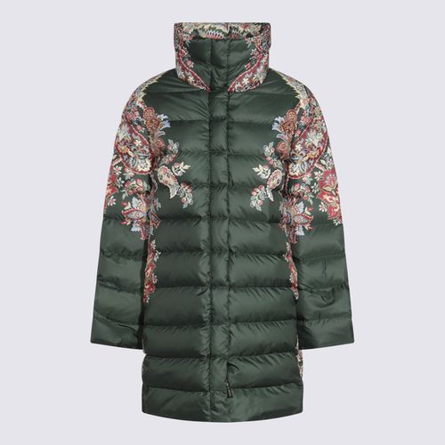 Etro Dark Green Down Jacket - Etro - Modalova