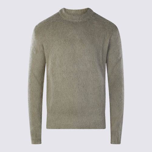 Taupe Mohari And Wool Blend Sweater - Ami Alexandre Mattiussi - Modalova