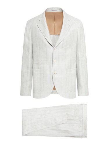 Single Breasted Long-sleeved Suit - Brunello Cucinelli - Modalova