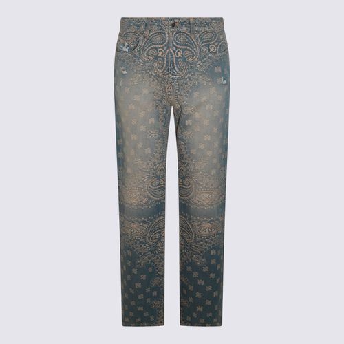 Indigo Blue Cotton Denim Jeans - AMIRI - Modalova