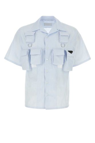 Prada Printed Poplin Shirt - Prada - Modalova