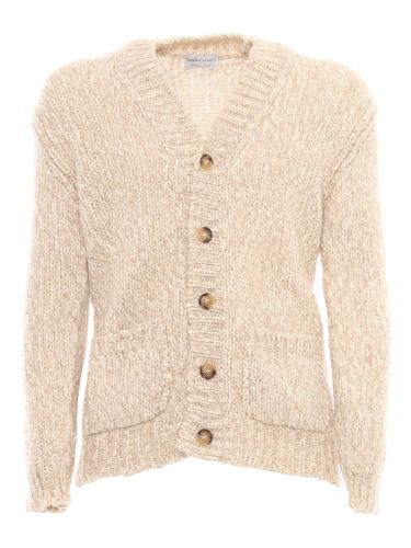 Macro Tweed Cardigan Over Fit - Settefili Cashmere - Modalova