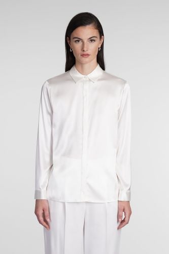 Emporio Armani Shirt In White Silk - Emporio Armani - Modalova