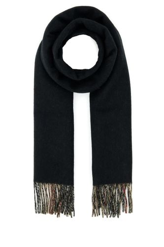 Black Cashmere Reversible Scarf - Burberry - Modalova