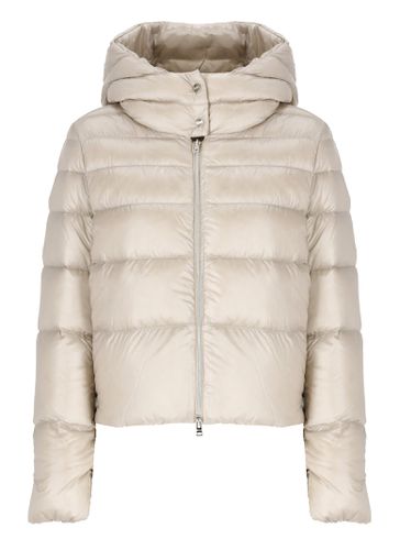 Padded And Quilted Down Jacket - Herno - Modalova