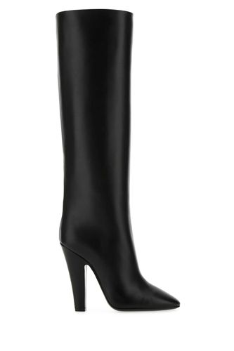 Black Nappa Leather 68 Tube Boots - Saint Laurent - Modalova