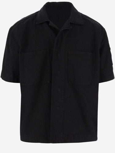 Cotton Denim Short Sleeve Shirt - 44 Label Group - Modalova
