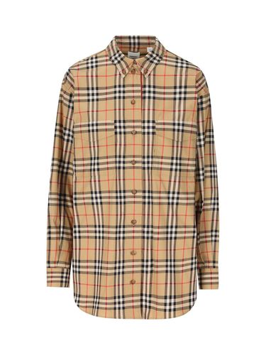 Burberry Checked Buttoned Shirt - Burberry - Modalova