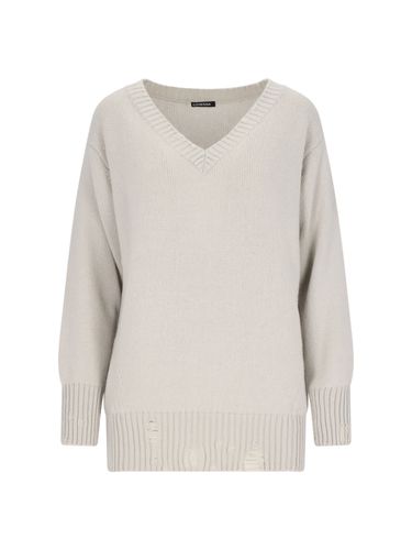 Canessa Destroyed Detail Sweater - Canessa - Modalova