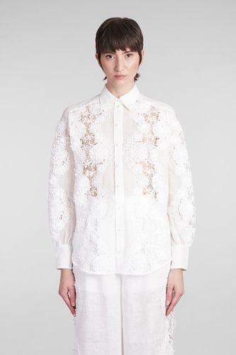 Zimmermann Shirt In White Ramie - Zimmermann - Modalova