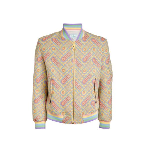 Casablanca Wool Bomber Jacket - Casablanca - Modalova