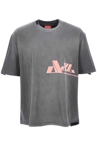 Diesel Cotton Crew-neck T-shirt - Diesel - Modalova