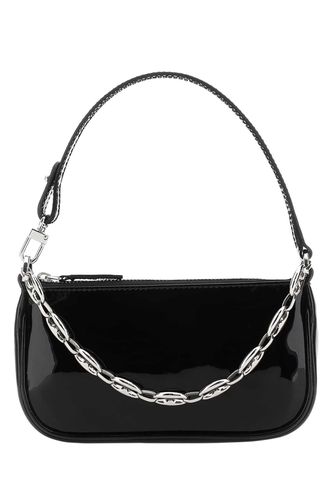 Black Leather Mini Rachel Handbag - BY FAR - Modalova