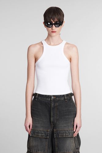 VETEMENTS Tank Top In White Cotton - VETEMENTS - Modalova