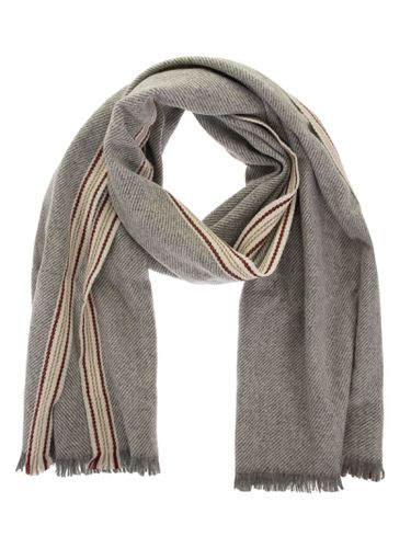 Cashmere Scarf With Selvedge - Brunello Cucinelli - Modalova