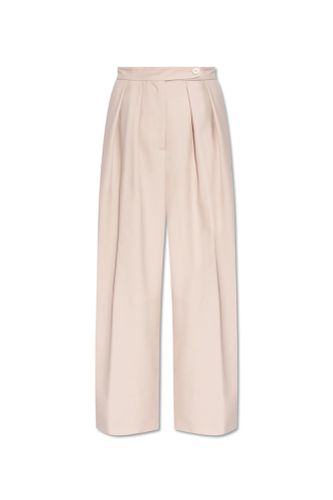 Wool Pants With Pleats - Dries Van Noten - Modalova