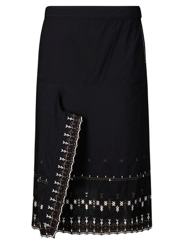 Lemaire Embroidered Skirt With Slit - Lemaire - Modalova