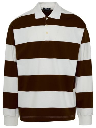 A. P.C. Cotton Long Sleeve Polo Shirt - A.P.C. - Modalova