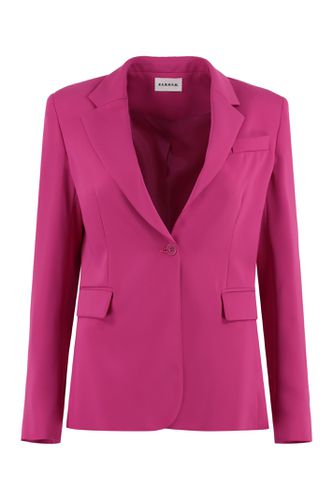 Knitted Single-breasted Blazer - Parosh - Modalova