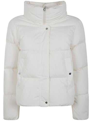 Nylon Chamoix Short Down Jacket - Herno - Modalova