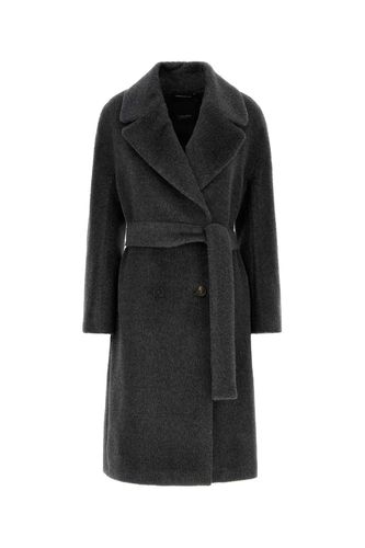 Charcoal Alpaca Blend Nicole Coat - 'S Max Mara - Modalova