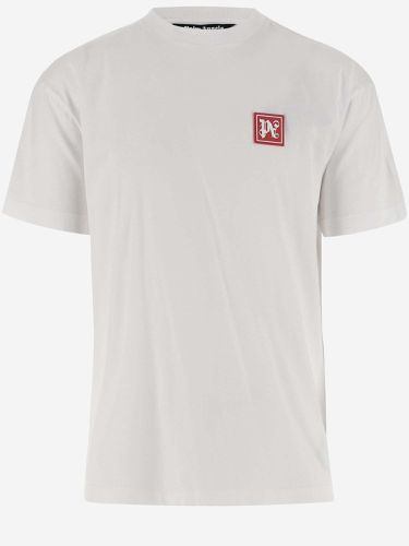 Cotton T-shirt With Logo - Palm Angels - Modalova