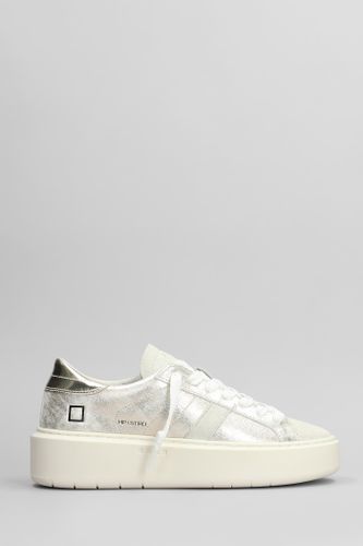 D. A.T. E. Hill Low Platform Sneakers In Suede And Leather - D.A.T.E. - Modalova