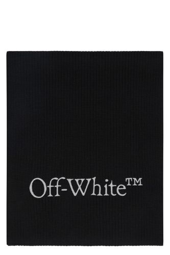 Off-White Virgin Wool Scarf - Off-White - Modalova
