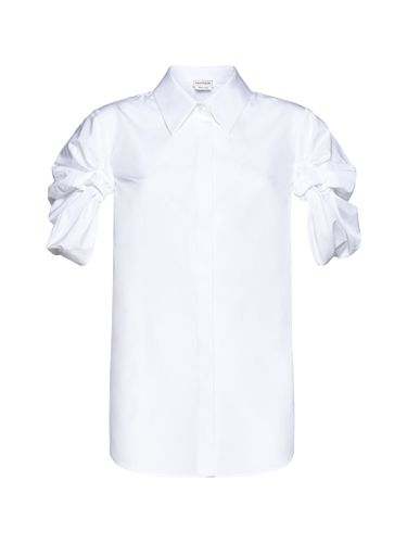 Short Sleeve Cotton Shirt - Alexander McQueen - Modalova
